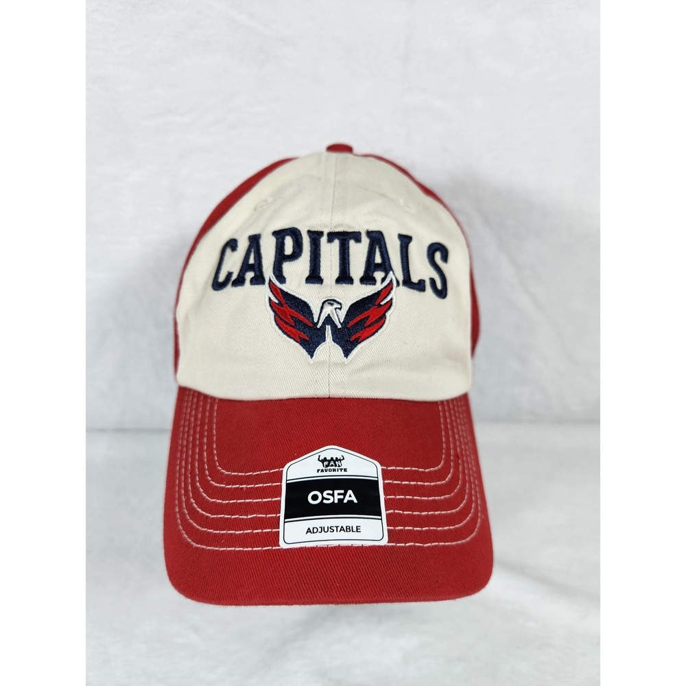 Washington Capitals NHL Fan Favorite Adjustable Baseball Cap OSFA Red